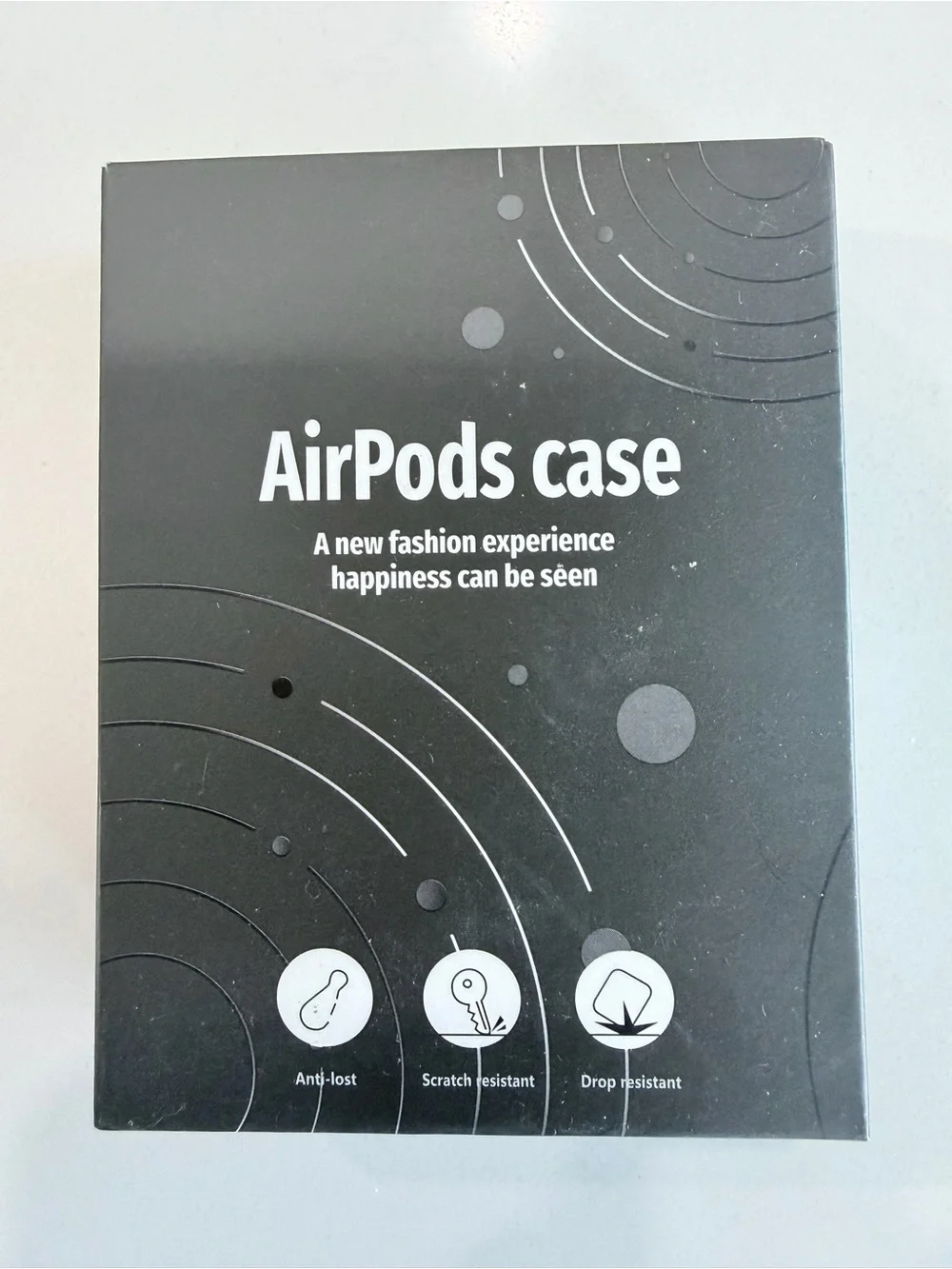Black AirPods Case Packaging